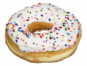 Sprinkled donut